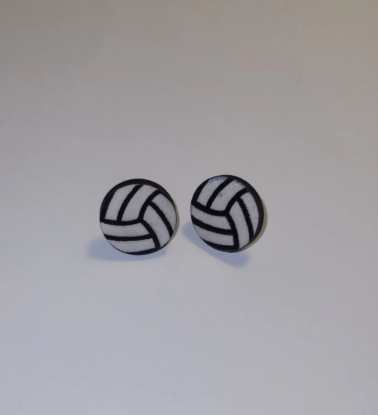 Netball Studs Earrings MJ Printing Printing Service
