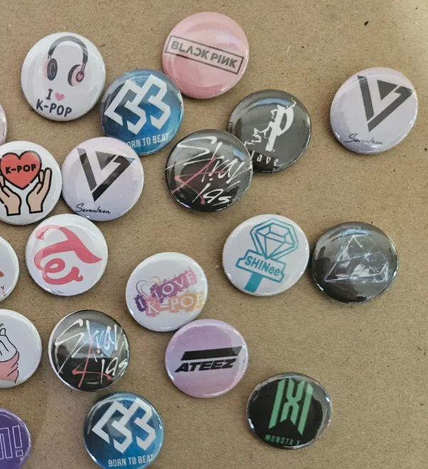 Kpop buttons